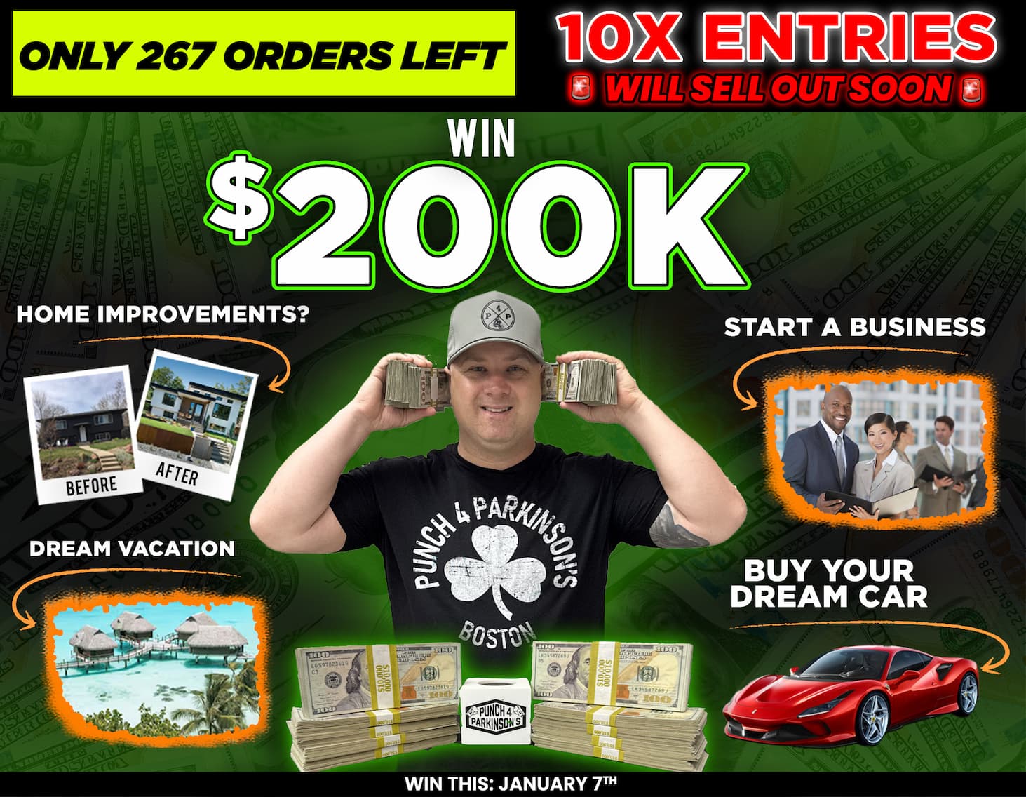 Win $200,000 Cash