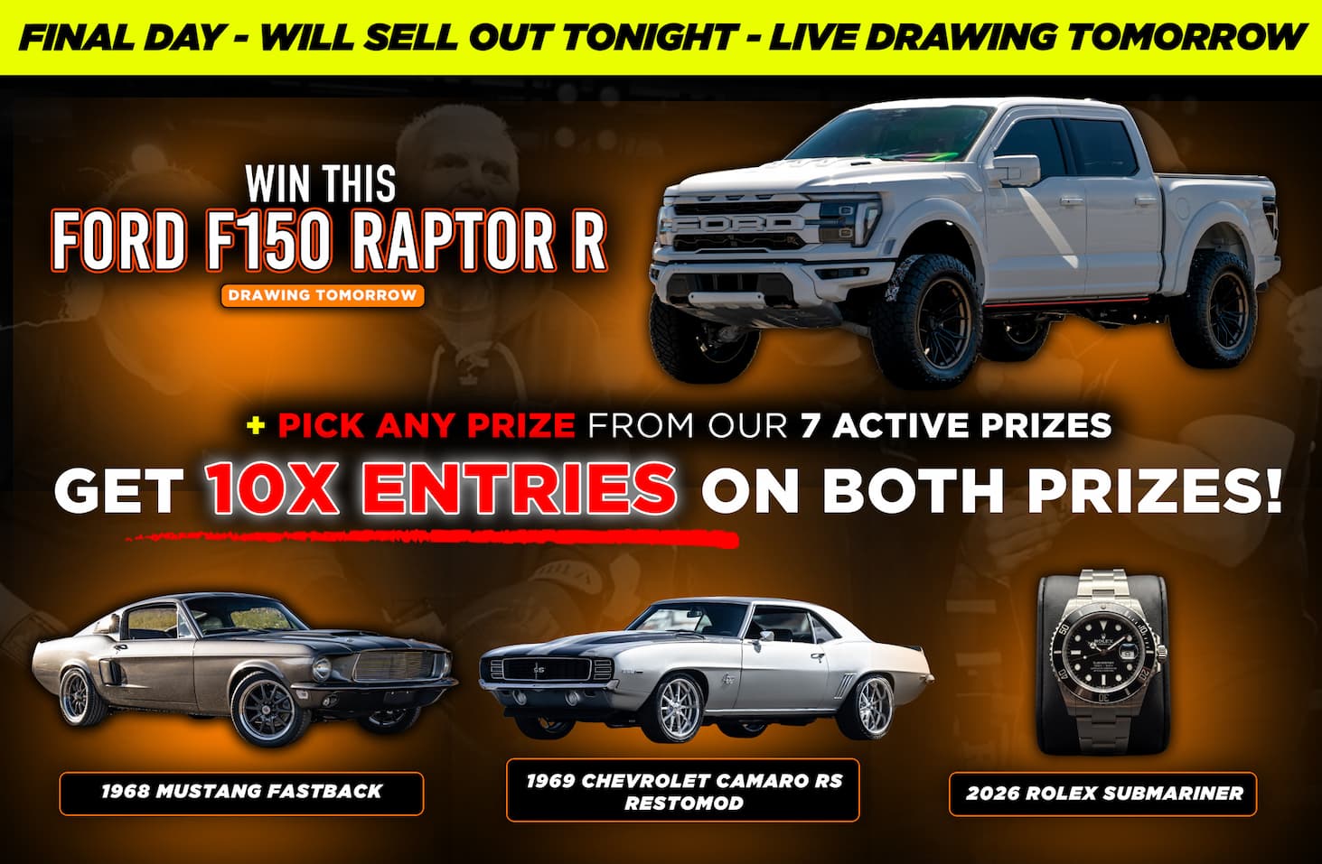 Win This 2025 Raptor R TOMORROW!