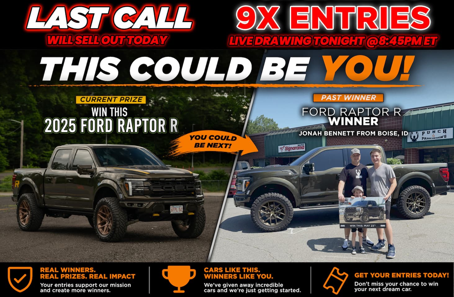 Win This 2025 Ford Raptor R