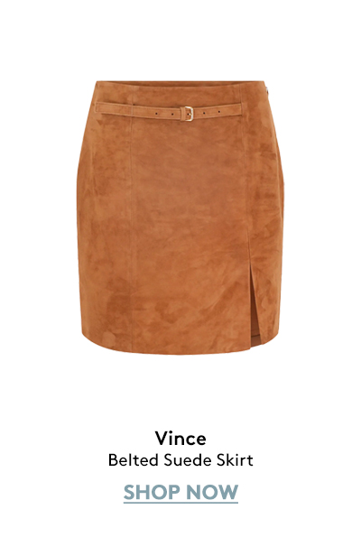 Belted Suede Skirt Belted Suede Skirt