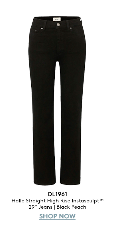 Halle Straight High Rise Instasculpt™ 29" Jeans | Black Peach Halle Straight High Rise Instasculpt™ 29" Jeans | Black Peach