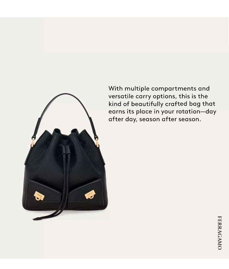 Multipocket Bucket Bag