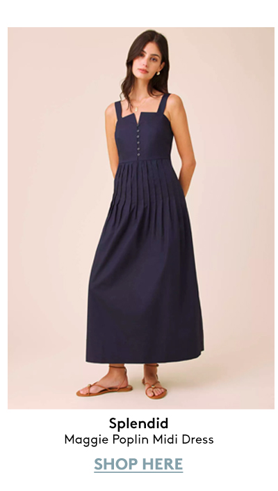 Maggie Poplin Midi Dress
