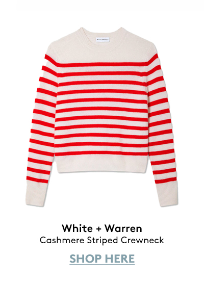 Cashmere Striped Crewneck Cashmere Striped Crewneck