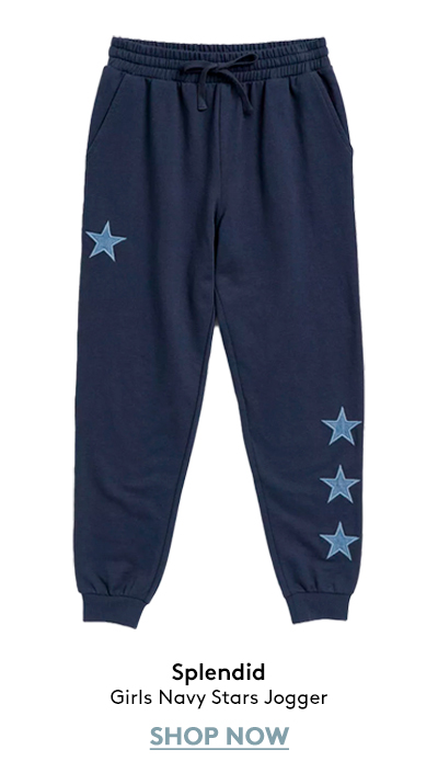 Girls Navy Stars Jogger Girls Navy Stars Jogger