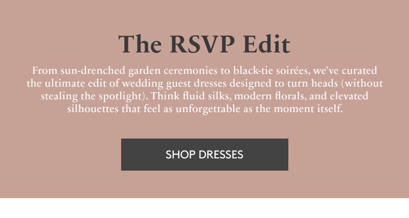 Wedding guest dresses that won’t upstage the bride