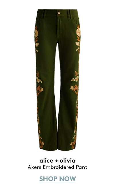 Akers Embroidered Pant