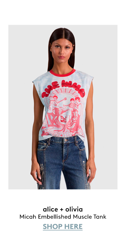 Micah Embellished Muscle Tank
