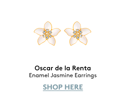 Enamel Jasmine Earrings Enamel Jasmine Earrings