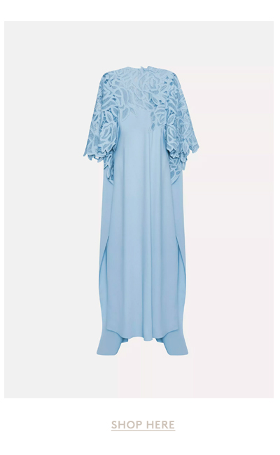 English Rose Cutout Caftan