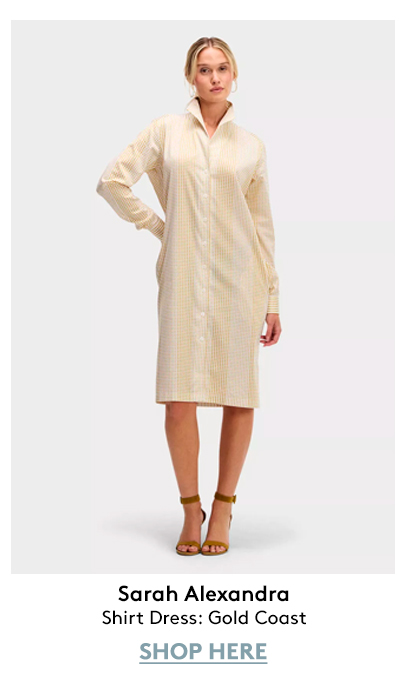 Shirt Dress: Gold Coast