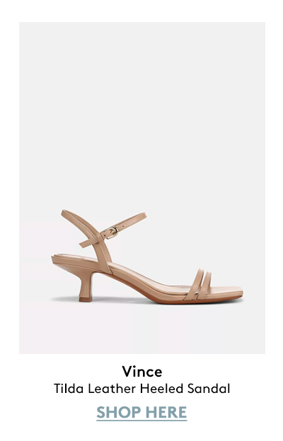 Tilda Leather Heeled Sandal
