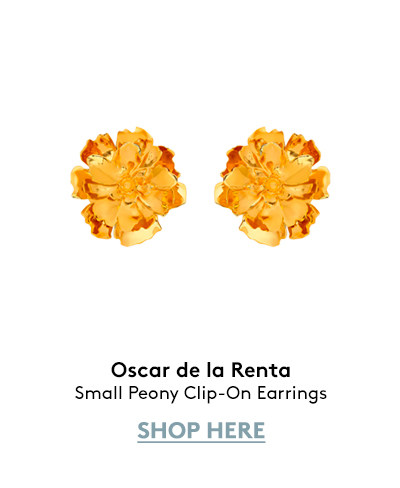 Small Peony Clip-On Earrings Small Peony Clip-On Earrings