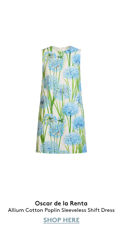 Allium Cotton Poplin Sleeveless Shift Dress