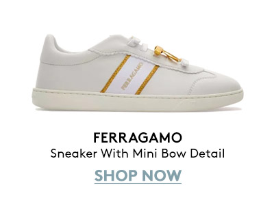 Sneaker With Mini Bow Detail