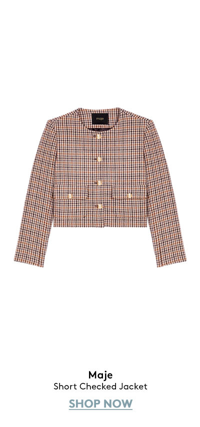Short Checked Jacket Short Checked Jacket