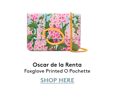 Foxglove Printed O Pochette
