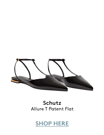 Allure T Patent Flat
