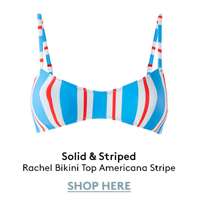 Rachel Bikini Top Americana Stripe