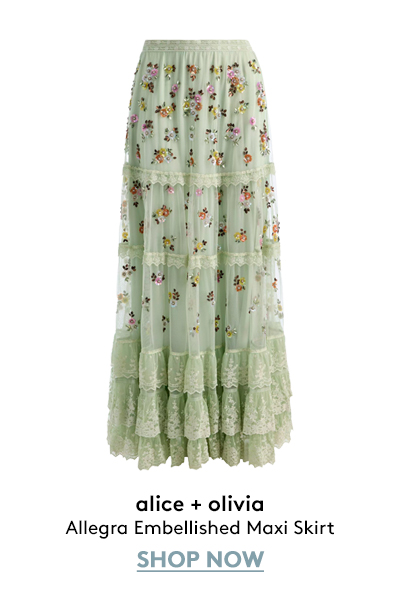 Allegra Embellished Maxi Skirt