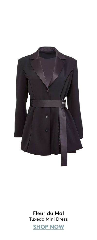 Tuxedo Mini Dress
