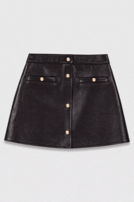 Short Leather Skirt