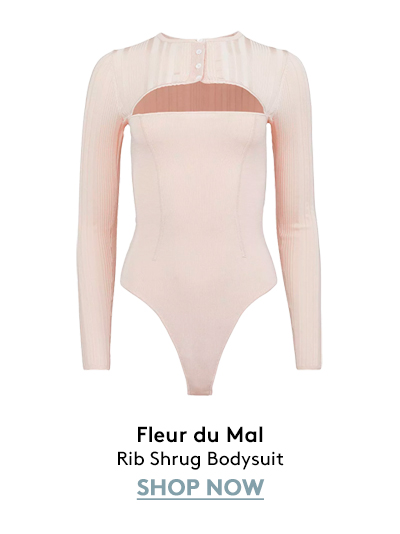 Rib Shrug Bodysuit