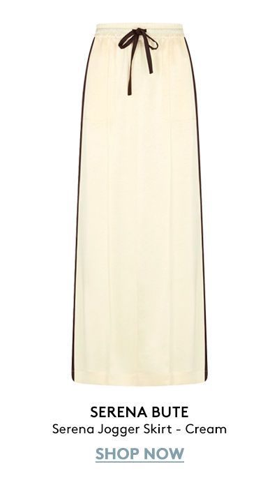 Serena Jogger Skirt - Cream Serena Jogger Skirt - Cream