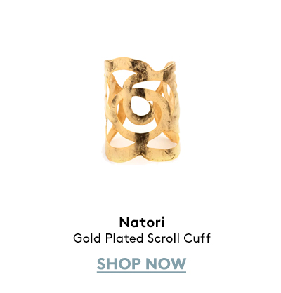 Gold Plated Scroll Cuff Gold Plated Scroll Cuff