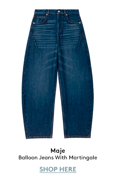 Balloon Jeans With Martingale