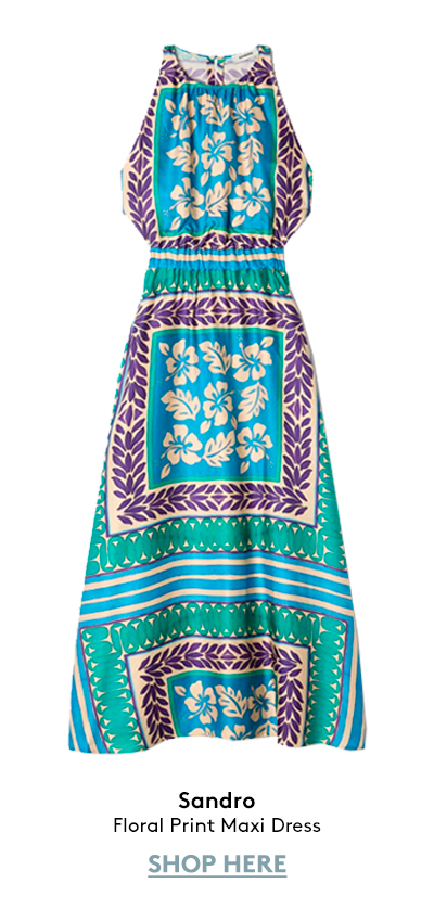 Floral Print Maxi Dress