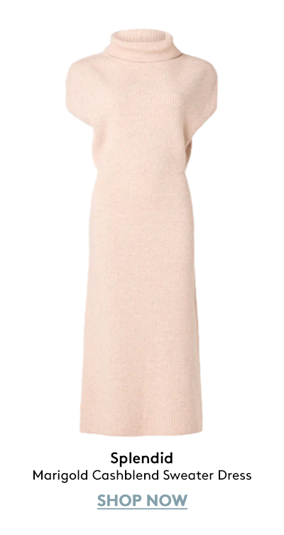 Marigold Cashblend Sweater Dress Marigold Cashblend Sweater Dress