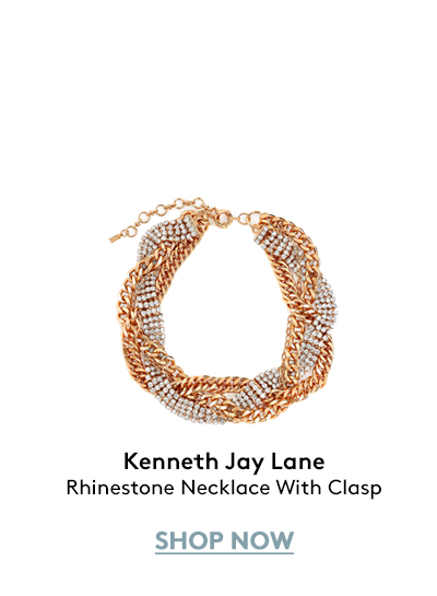 Rhinestone Necklace With Clasp