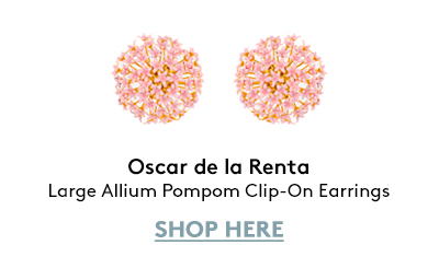 Large Allium Pompom Clip-On Earrings