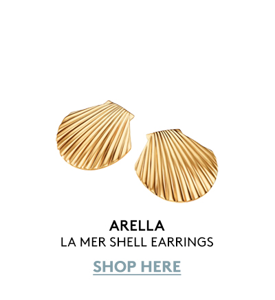 LA MER SHELL EARRINGS