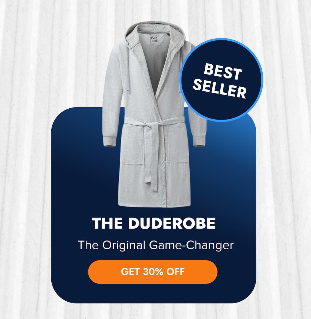 BEST SELLER The DudeRobe The Original Game-Changer GET 30% OFF