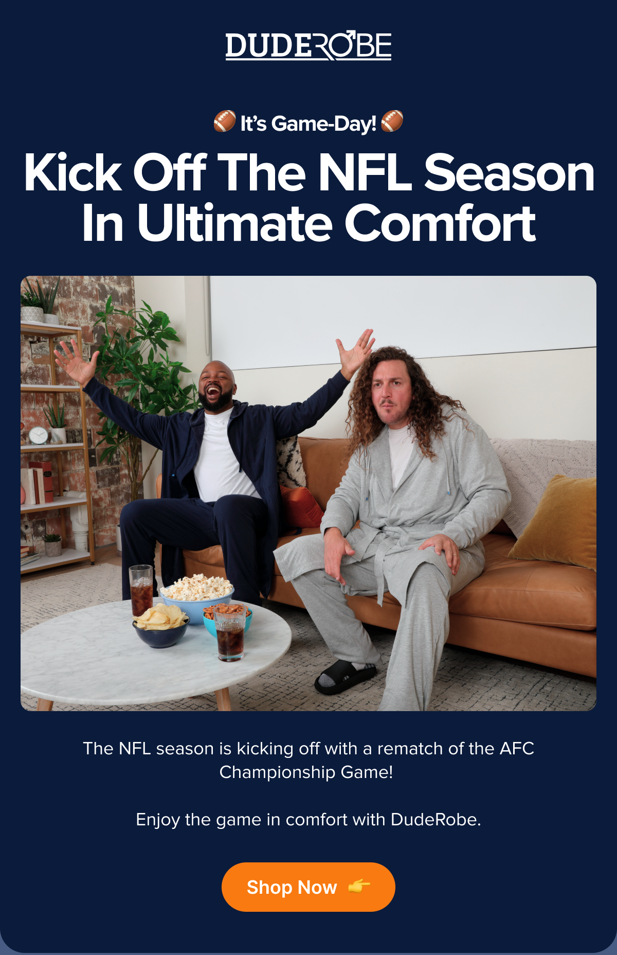 Kick Off the NFL Season in Ultimate Comfort