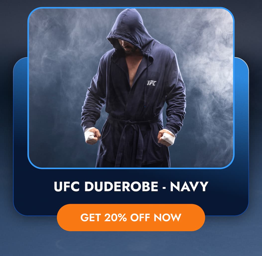 UFC DUDEROBE - NAVY GET 20% OFF NOW