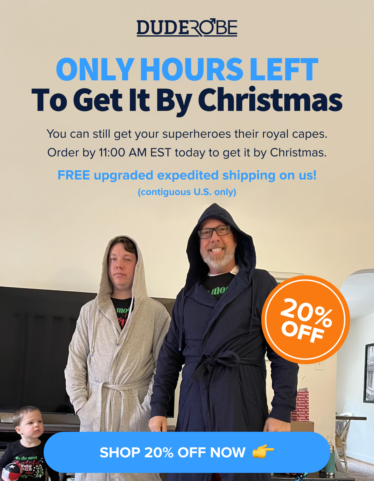 Dude Only Hours Left To Get It By Christmas