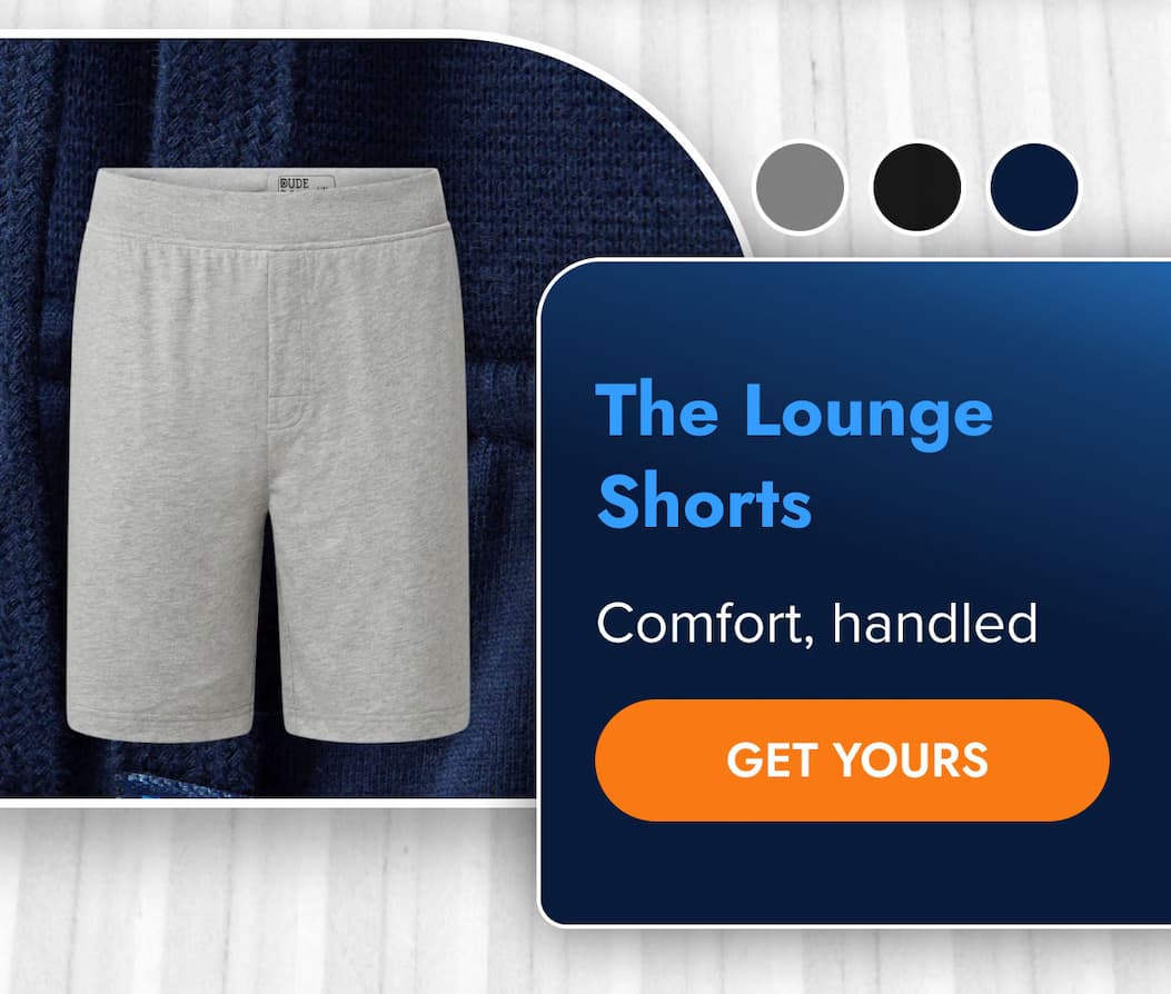 The Lounge Shorts – Comfort, handled GET YOURS