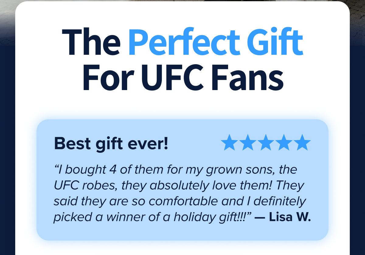 The Perfect Gift For UFC Fans