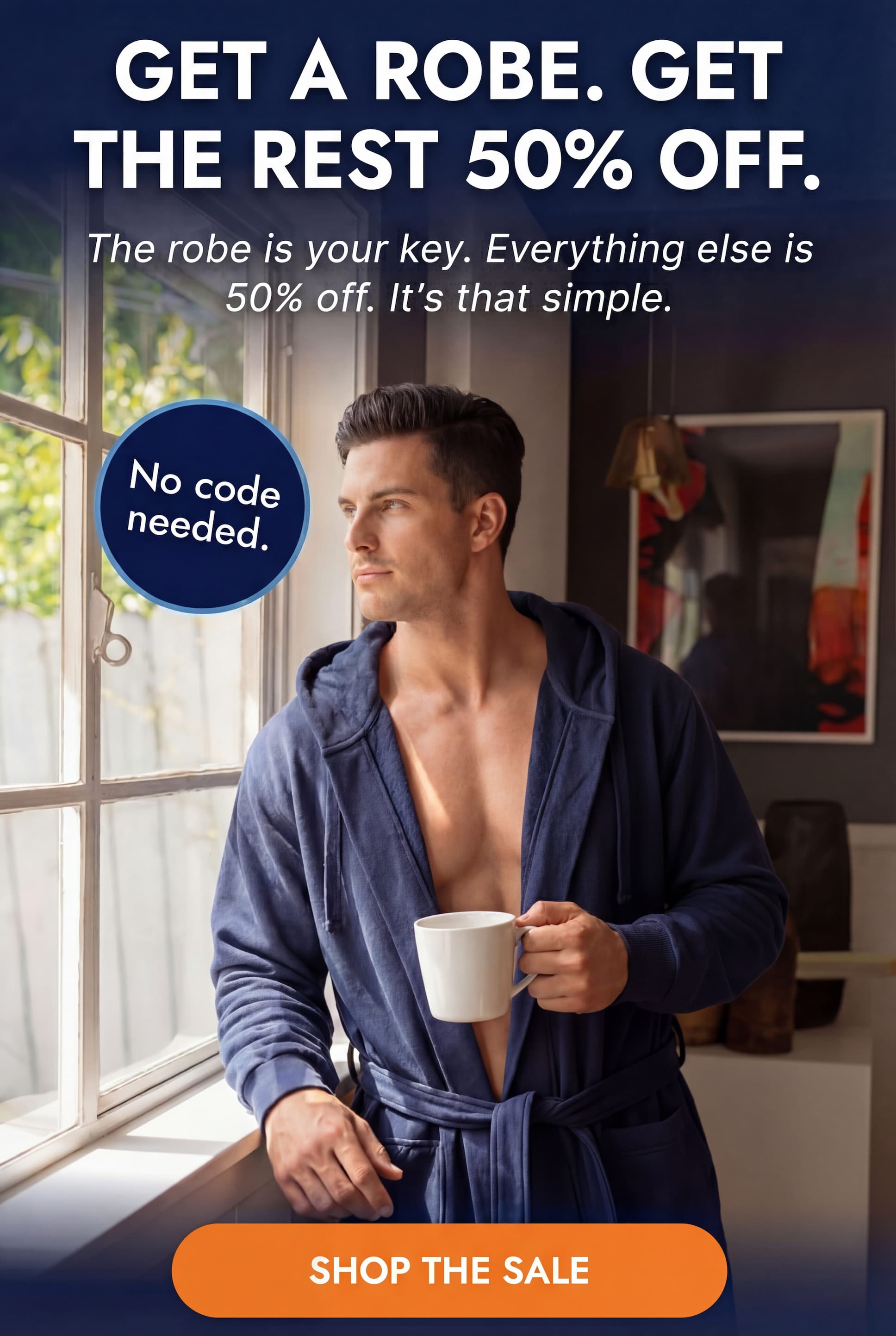 THE OFFICIAL UNIFORM OF CHILL Your new go-to gear for post-shower, post-game, post-work... hell, post-everything. SAVE 30% WITH CODE GIFTME30 SHOP THE SALE