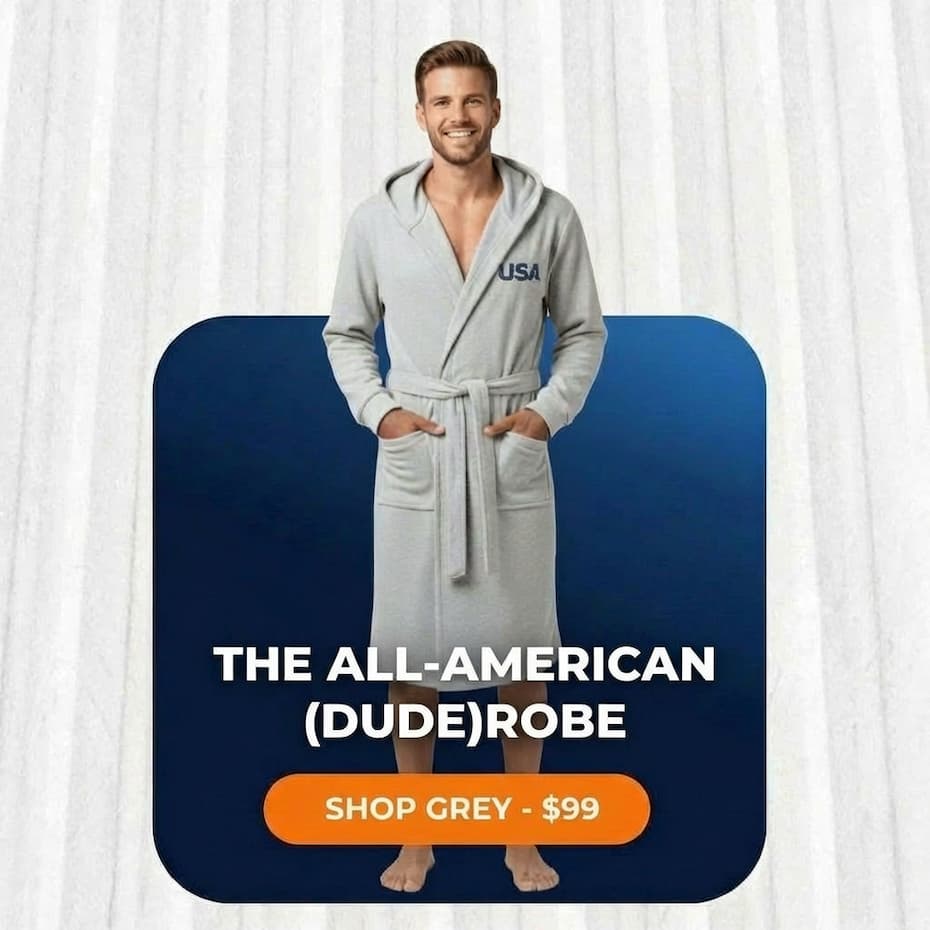 BEST SELLER The DudeRobe The Original Game-Changer GET 30% OFF
