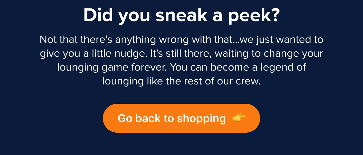 Did you sneak a peek?