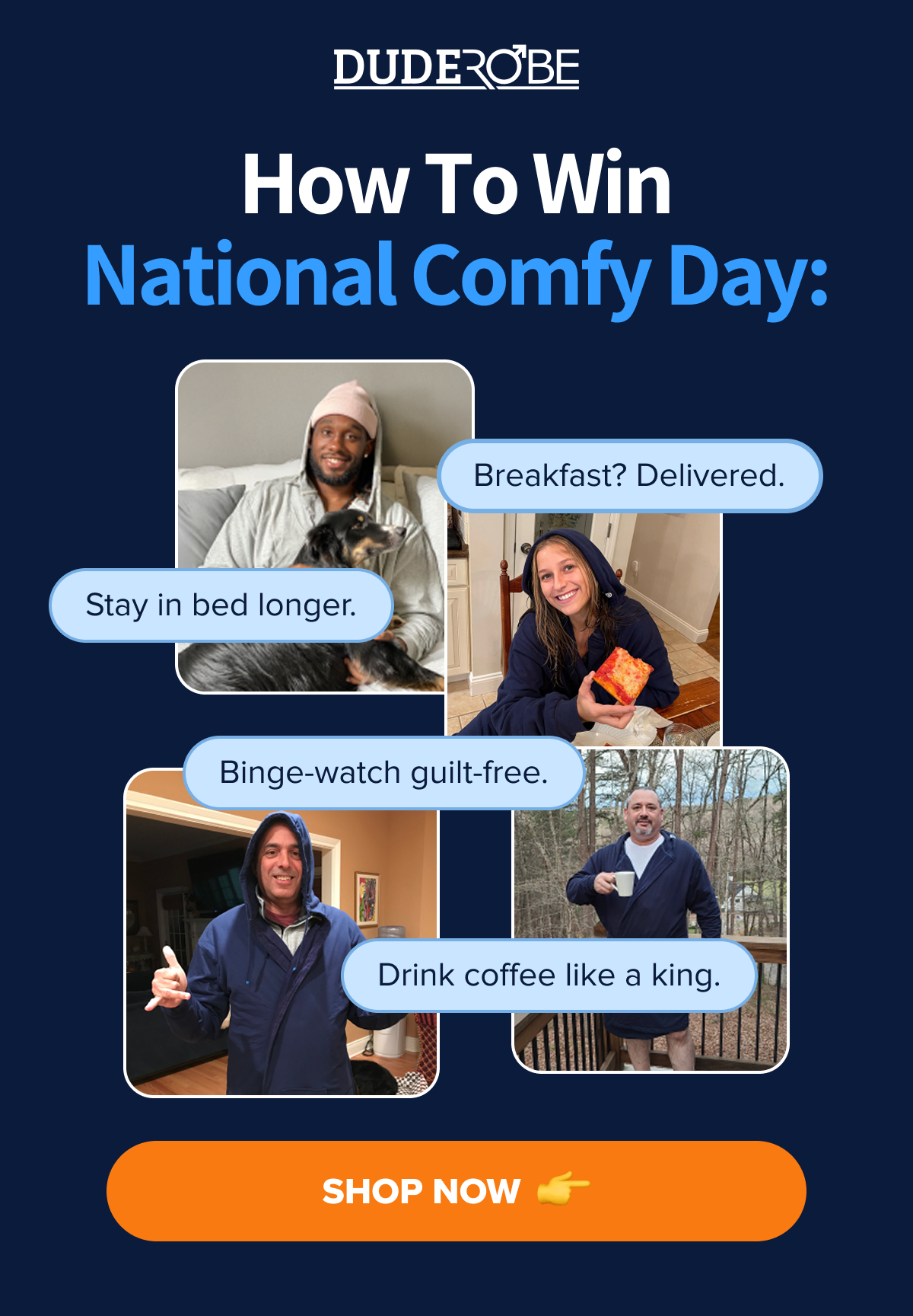 How to win National Comfy Day