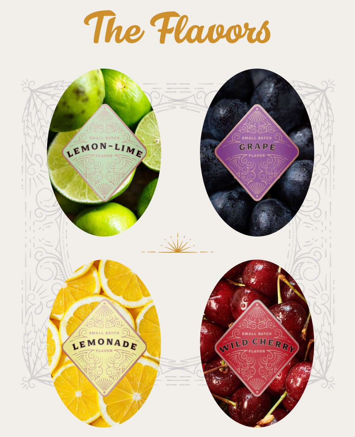 The Flavors Lemon Lime Grape Lemonade Wild Cherry