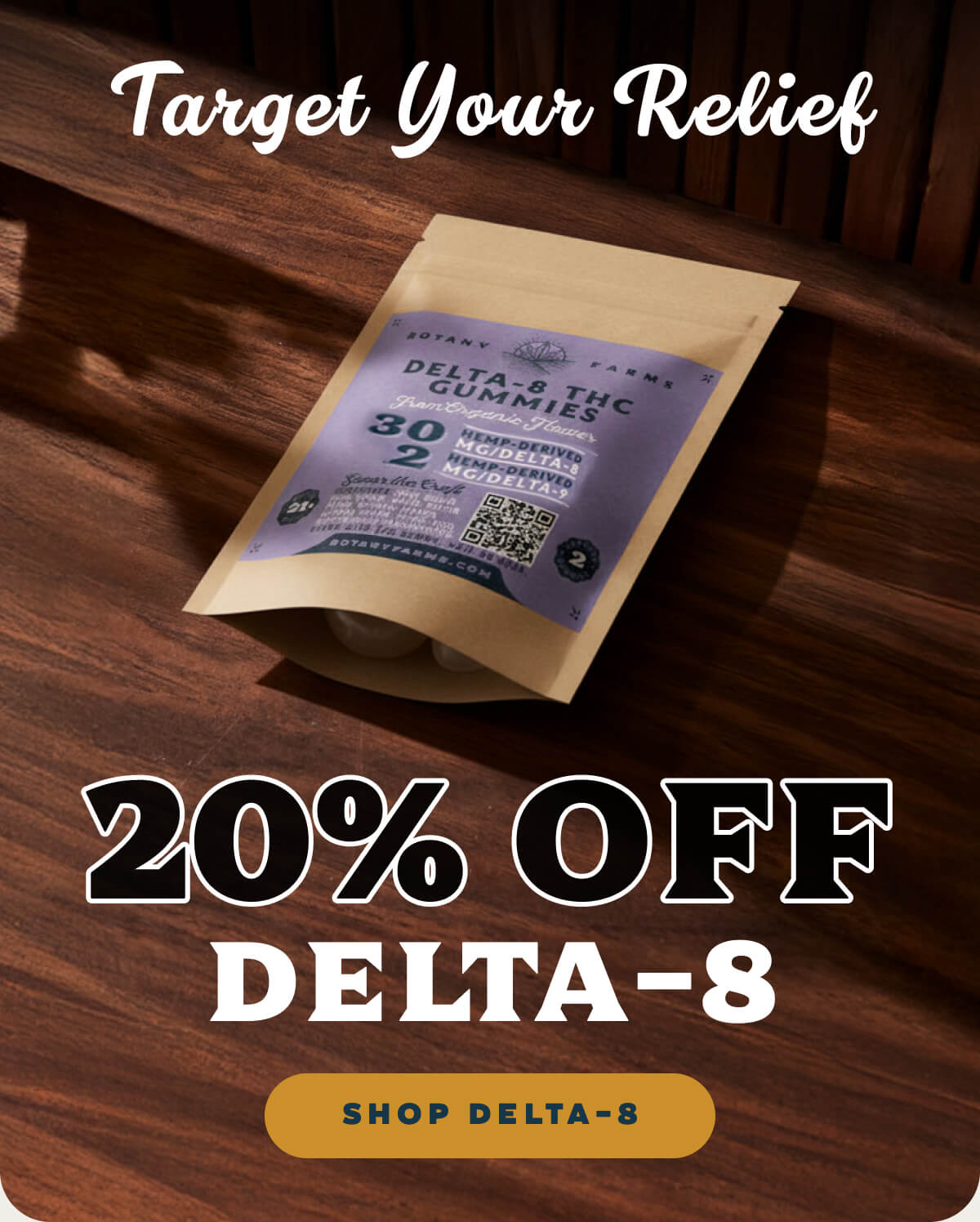 Target Your Relief 20% OFF Delta-8