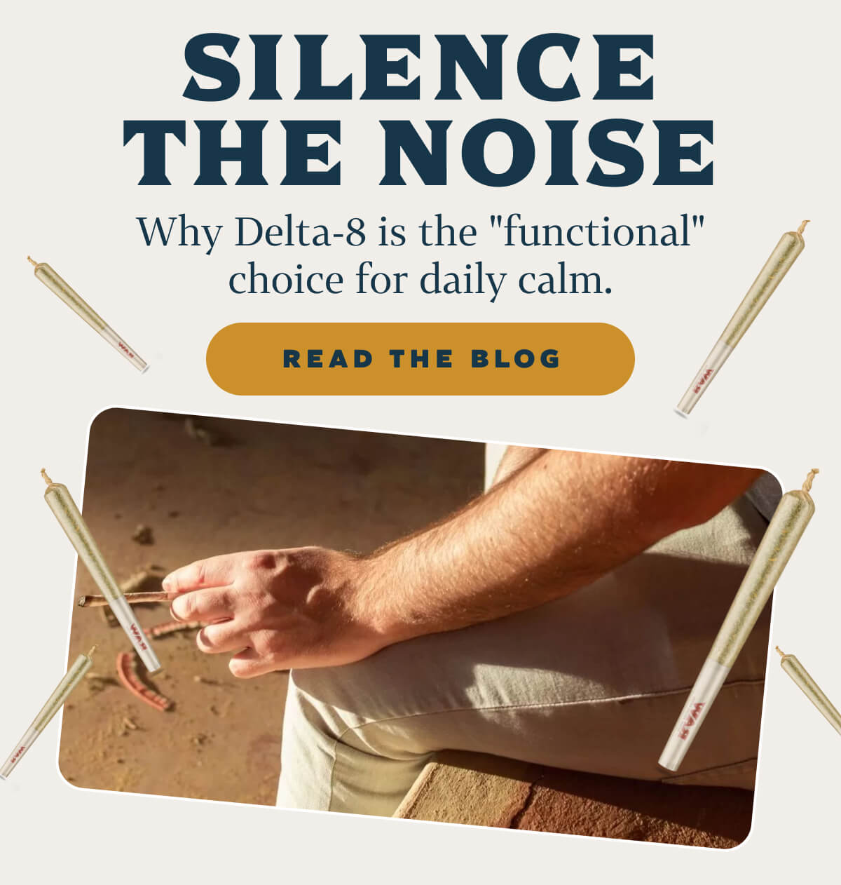 Silence the Noise Why Delta-8 is the "functional" choice for daily calm.