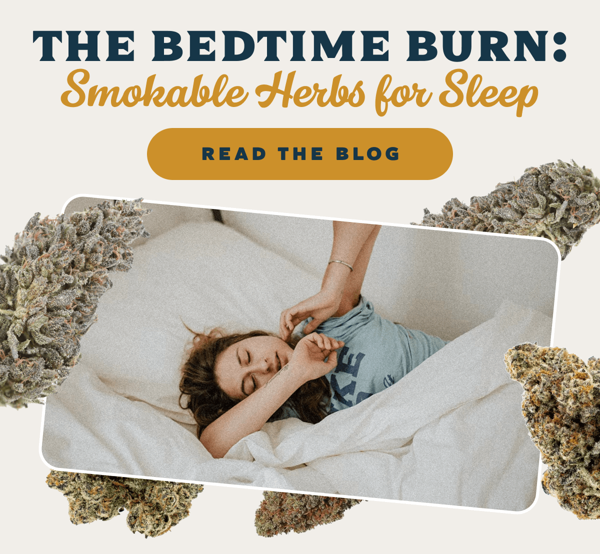 The Bedtime Burn:  Smokable Herbs for Sleep