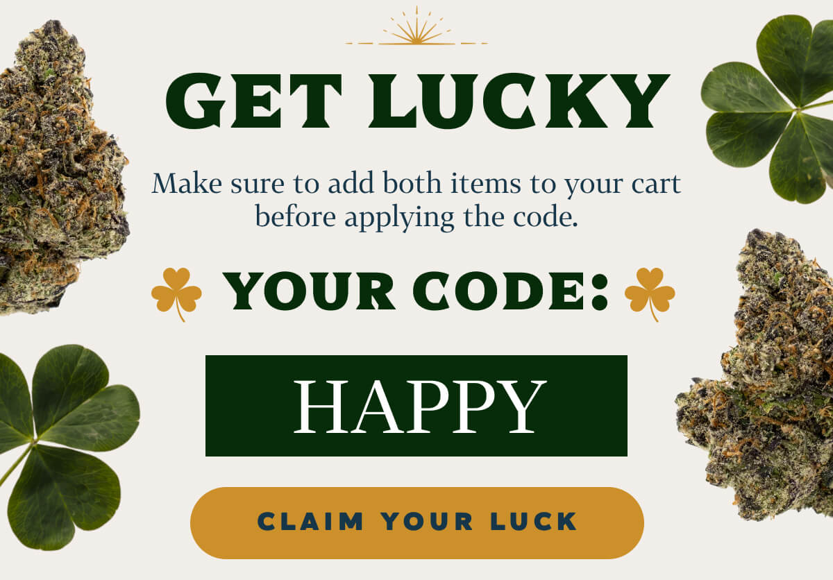Get Lucky Make sure to add both items to your cart before applying the code. Code: HAPPY